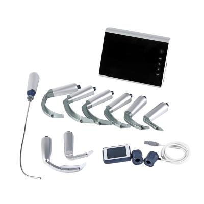 China Medical Portable Large Screen LTEV13 Digital Video Laryngoscope With Reusable Blades for sale