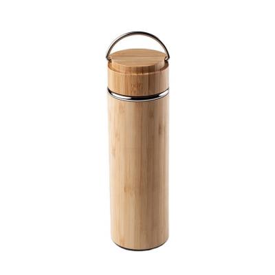 China Viable Hot Selling Standard Mouth Steel Vacuum-Insulated Thermal Flask Bamboo Stainless Steel Vacuum Flask for sale