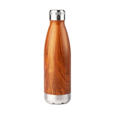 China New design 500ml custom logo double wall stainless steel vacuum cola water bottle viable the coating is electroplated for sale