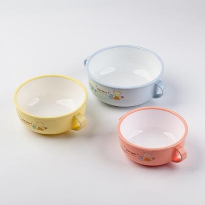 China 3pcs Food Bowls And Microwavable Eco-friendly Round Plastic Food Bowls And Container for sale