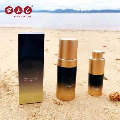 China Instock 15ml 30ml 50ml 100g Lotion Serum PP Cosmetic Acrylic Luxury Matte White Airless Pump Jar Airless Pump Bottle for sale