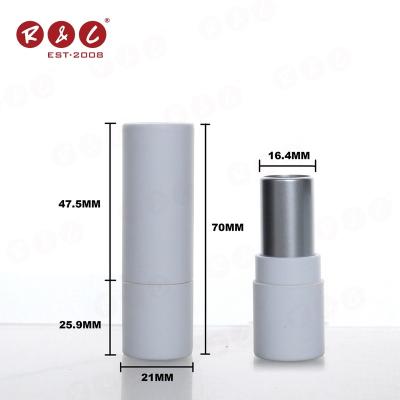 China Lipbalm Paper Tubes Biodegradable White Custom Deodorant Containers Cardboard Color Cylinder Cosmetic Lift Up Paper Lipstick Tubes Box for sale