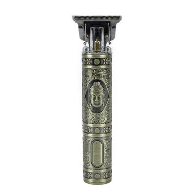 China R Outlining T9 Retro Hair Obtuse Angle Trimmer Vintage Bronze Trimmer Cordless Buddha Trimmer for sale