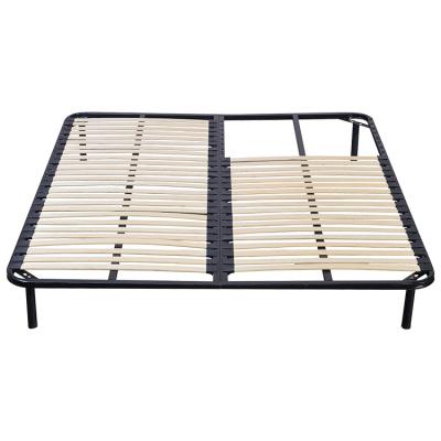 China Adjustable (height) Professional Factory Home Hotel Bedroom  knock down folded easy to assemblyble mechanism metal bed frame for sale