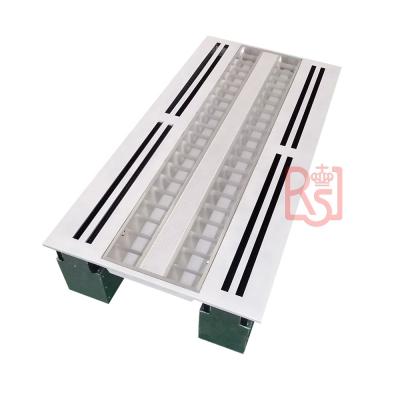 China Modern Royal Service Factory Air Conditioning Unit Ceiling Duct Troffer Diffusers Lights Grills for sale