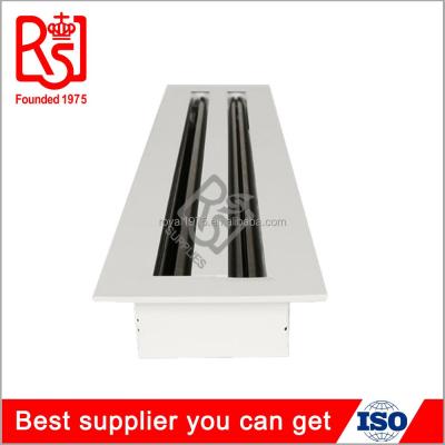 China HVAC Aluminum Alloy Aluminum Adjustable Air Conditioning Ceiling Linear Slot Diffuser for sale