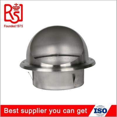 China Durable Round Hood Air Conditioning Stainless Steel Roof Grill Vent Cap Pipe Cover for sale