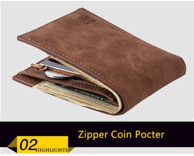 China 2024 New Bifold Men Money Clip Leather Credit Cards Wallet for sale