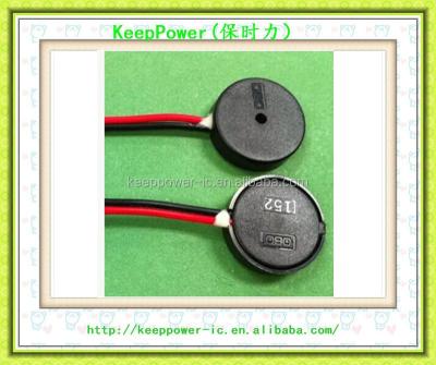 China Original OBO-152 17*7 Lead Passive Piezo Buzzer Spot 7.5*7.5*2.5mm for sale