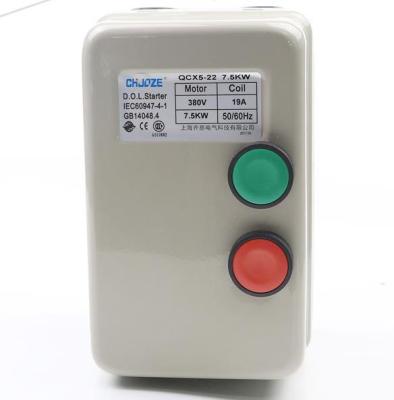 China Magnetic starter QCX5-25 5.5KW 7.5KW QCX5-25 for sale