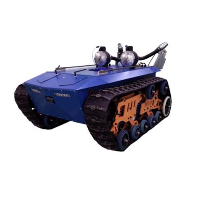 China New Arrival Car Crawler Equipment Remote Control Agricultural Vehicle Autonomous Spraying Remote Control Ground Vehicle for sale