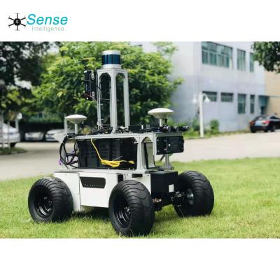 China Programmable secondary robot intelligent car development multifunctional UGV robot for spray loading pesticides for sale