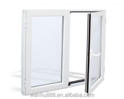 China Magnetic Screen Wanhu High Security Impact Casement Window Double Glazing Aluminum Frame Windows Swing Window For House for sale