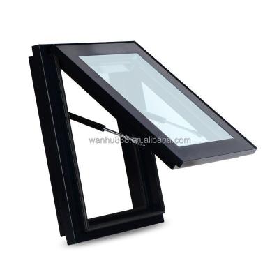 China Automatic Tempered Glass Balcony Transparent Aluminium Sunshine Room Electric Sunroof Motorized Roof Window Skylight for sale