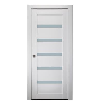 China Waterproof NFRC standard custom aluminum single hinged swing exterior aluminium louver door for sale