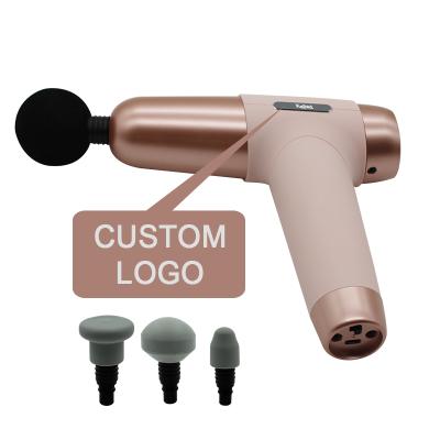 China Handheld Motor 12v Brushless Percussion Deep Tissue Fascia Muscle Massager Vibrating Gun for sale