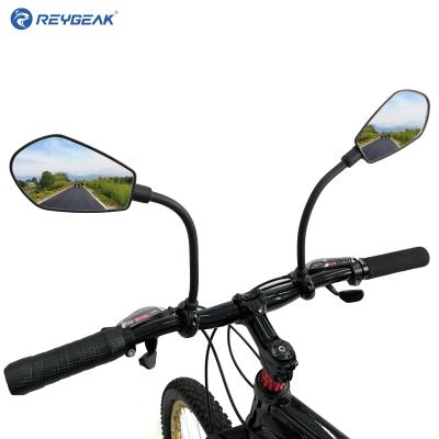 China Mountain Bikes Rainproof REYGEAK Road Bike Mirrors Bikes Adjustable Handlebar Mirror Bicycle Cycling Rear Mirrors for sale