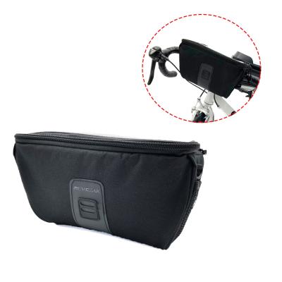 China Polyester REYGEAK Bicycle Handlebar Seat Pack Front Bag 3L Frame Rainproof Bracket Bike Bag Waterproof Bike Package for sale