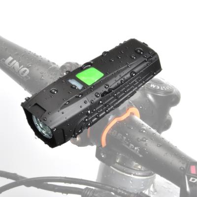 China REYGEAK Unisex-Adult Bike Light USB Front Bicycle Lights Rainproof LED Smart Rechargeable Flashlight Recycling Headlight for sale