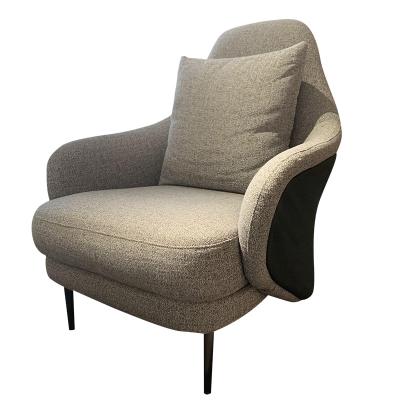 China Modern Design Ornate Leisure Upholstered High Back Fabric Chair Lounge Armchair for sale