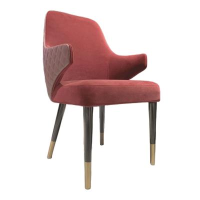 China Extendable High Quality High End Furniture Home Dining Chair Suede Microfiber Leather Solid Wood Can Be Customized for sale