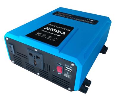 China 3kw Inverter Power Inverter 12V 24V 220V 230V DC To AC Modified Sine Wave Inverter 3000w 295X230X10MM for sale