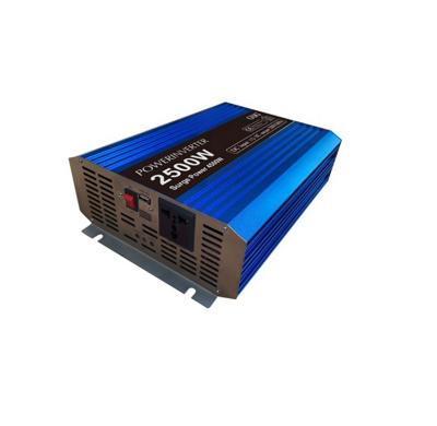 China Solar Power System Guaranteed Quality 2.5kw Car DC To AC Inverter Modified Power Inverter 2500w Peak 4500w for sale