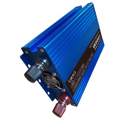 China high quality car power inverter 1000w 12v 220v modified sine wave inverter led display 265X145X60mm for sale