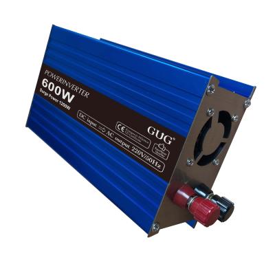 China Automotives 600 Watt AC 220v Mini Size 12v DC Modified Sine Wave Power Inverter 600w for sale