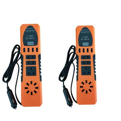 China Home Appliance Led Show Modified Sine Wave 300W Car Power Inverter Peak 500W 12V 24V DC To AC 220V 230V for sale