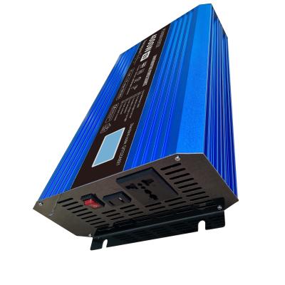 China home solar power system 12V 24V to 220V 230V dc to ac 4000w pure sine wave power inverter 395X220X95mm for sale