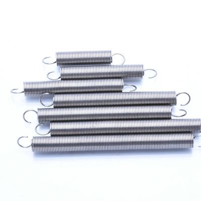 China Stainless Steel Tension Spring Retract Draft Spring Wire Diameter 1.0mm Diameter 12mm External Coil Extension Spring for sale