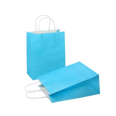 China Environmental Friendly, Practical, Recyclable Biodegradable Kraft Paper Gift Bags Can Be Customized Logo Color for sale