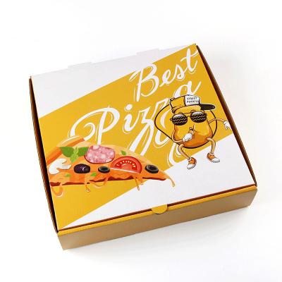 China Recyclable Disposable Pizza Box Takeout Food Box Printing Airplane Box for sale