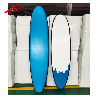 China High Quality Customized Unisex Water Sports ENV Surfboards Beginner IXPE Foam Soft Top Surfboard With Surfing Leash for sale