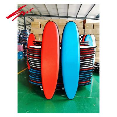 China Water Sports Products Heat Soft Top Surfboards Beginner IXPE Foam Lamination Surfboard EPOXY Surfboards Wholesale for sale