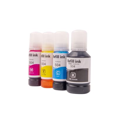 China Office Document and Photo Printing Ink 100ml Water Based for Inkjet Printer Refill Inks 504 Epson Dye Ink for sale