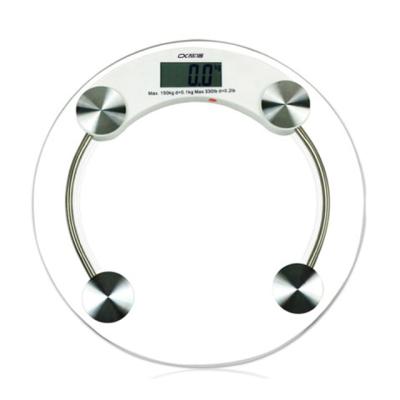 China Tempered glass stable human body digital display electronic performance scale weight scale can be customized logo factory direct supply for sale