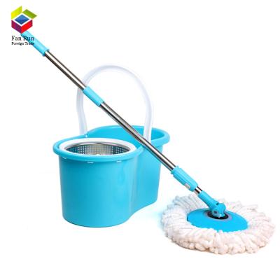 China Long Serviceable Wholesale Telescopic Handle With Bucket 360 Degree Rotating Broom Plastic Floor Cleaning Broom for sale