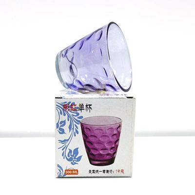 China Agriculture Gift Wholesale Colorful Raindrop Color Crystal Glass Creative Raindrop Glass Cup for sale