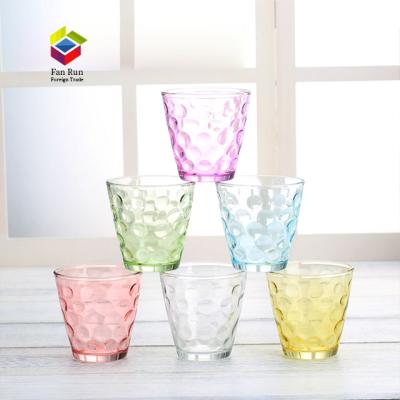 China New Amazon Viable 2021 Hot-selling Wine Glass Drinking Tumbler 6 Packs Water Glass Cup Stackable Promotional Gift for sale