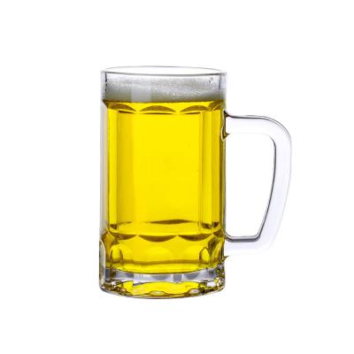 China New classic/postmodern craft beer large capacity glass mug household thickened simple glass cup tea drinking water for sale