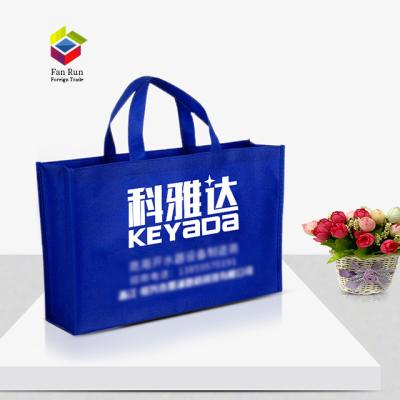 China Security Promotional Custom Patterns Print Eco Friendly Die Cut Nonwoven Shopping Bags , D Cut Nonwoven Marketing Shopping Bag for sale