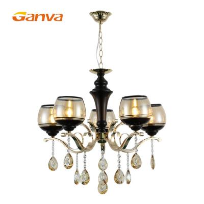 China Popular Glass Crystal Hanging Chandeliers Pendant Light from GNAVA Modern Style Modern Design for sale