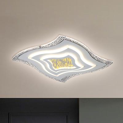 China Surface Mounted Professional Modern Parallelogram Lamp Contemporary Quality LED Ceiling Light For Home Decoration for sale