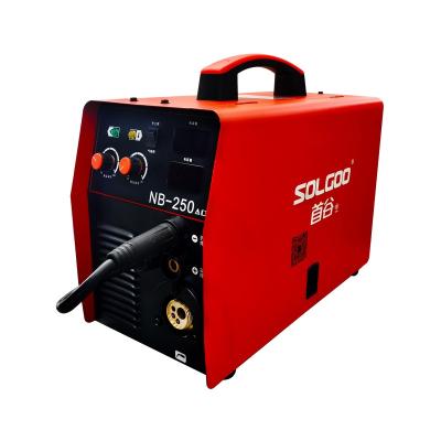 China Intelligent Portable Semi-automatic Dual MIG/MMA 250 220V Frequency Conversion Welding Machine MIG/MMA 250 System for sale