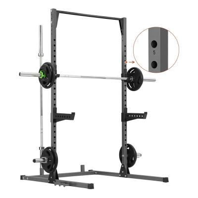 China FlagWorld Indoor Power Rack Weightlifting Squat Station Workout Adjustable Power Rack Exercise Power Cage With Pull Up Bar For Home Gym for sale