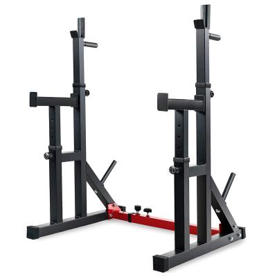 China Modern Multifunctional Home Fitness Gym Home Fitness Adjustable Barbell Rack Dip Rack Weightlifting Squat Press Bench Dip Station for sale