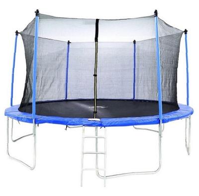 China With FlagWorld Protective Net 15FT Around Home Outdoor Kids Trampoline Adults With Safety Fence Net Park Bungee Jumping Beds With PVC Filling for sale