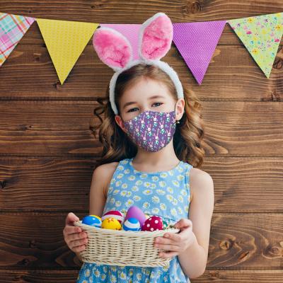 China Luxury Customized Pink Gray Black Adult Kid Fashion FaceMask Anti Fog Facemask Reusable Cotton Fabric With Elastic Strap for sale